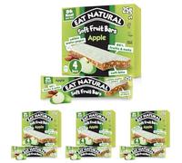 Eat Natural Soft Fruit Bars Apple 4x 25g (Pack of 4)