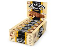 Eat Natural Soft Fruit Bars - Peanuts & Dates - Vegan, Gluten-Free Snack, Source of Fibre, No Added Sugar - Simple, Delicious On-the-Go Snack Bars - 15 pack