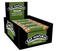 Eat Natural Vegan Peanuts, Coconut & Dark Chocolate Fruit & Nut Bars 12 x 40g