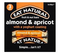Eat Natural Yoghurt Coated Almond & Apricot Bars (3x50g) - Pack of 6