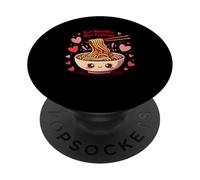 Eat Noodles Not Feelings Kawaii Ramen PopSockets Adhesive PopGrip