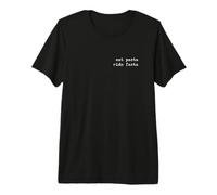 eat Pasta Ride fasta | Cyclists Road Bike Carbs Noodles Premium T-Shirt