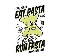 EAT PASTA RUN FASTA T-Shirt - White - L