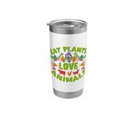 Eat Plants Love Animals Stainless Steel Insulated Tumbler