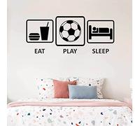 Eat Play Sleep Wall Sticker Gaming Gamer Wall Decals Vinyl Art Boys Room Decor Bedroom Sticker Removable Wall Poster
