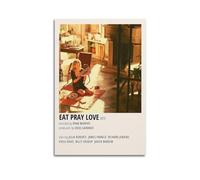 Eat, Pray, Love Movie Canvas Poster Room Decor Poster for Bedroom Living Room Walls 12x18inch(30x45cm) Unframe-Style
