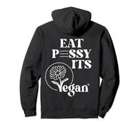 Eat PSSY ITS Vegan X Clean - Pussy Censored Vegan Back Pullover Hoodie