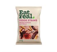 Eat Real Eat Real Veggie Straws Smoked Paprika & Chilli 110g
