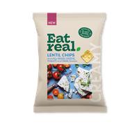 Eat Real Greek Cheese Tomato & Herb Lentil Chips 95g