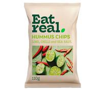 Eat Real Hummus Chilli Lime and Sea Salt Chips - 110g