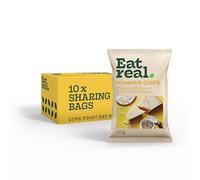 Eat Real, Hummus Chips, Italian Cheese & Black Pepper, 10 X 110g, Crisps Snacks