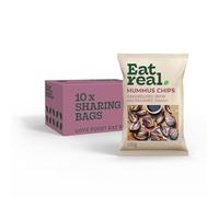Eat Real Hummus Crisps Caramelised Onion and Balsamic Vinegar 10 X 110g, Chip Snacks