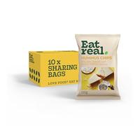 Eat Real Hummus Crisps Italian Cheese & Black Pepper 10 X 110g, Chip Snacks