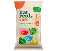 Eat Real Kids Veggie Straws with Tomato Kale & Spinach, 5 x 16g