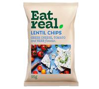 Eat Real Lentil Gr heese Tomato & Herb Chips - 95g