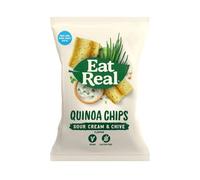 Eat Real Quinoa Sour Cream & Chive Chips, 80g, Pack of 10
