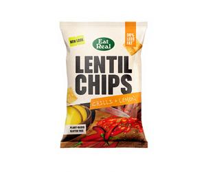 Eat Real REALEST Chilli & Lemon Lentil Chips 95g