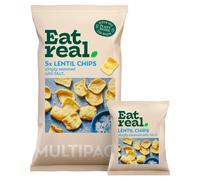 Eat Real Sea Salt Lentil Chips 5 x 18g