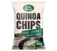 Eat Real Sour Cream and Chive Quinoa Chips 90g