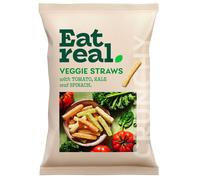 Eat Real Veggie Sea Salt Straws - 110g