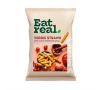 Eat Real Veggie Straws with a Sweet Barbecue Glaze 110g