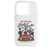 Eat Rich Day of the Dead - Anti-Greed Social Justice Case for iPhone 14 Pro