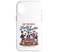 Eat Rich Day of the Dead - Anti-Greed Social Justice Case for iPhone 16 Plus