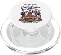 Eat Rich Day of the Dead - Anti-Greed Social Justice PopSockets PopGrip for MagSafe