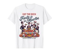Eat Rich Day of The Dead - Anti-Greed Social Justice T-Shirt