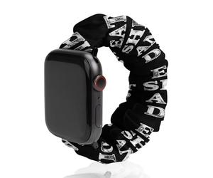 Eat Shit And Die Universal Scrunchie Watch Band Compatible with IWatch Series 11 10 9 8 7 Strap