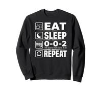 Eat Sleep 0-0-2 Repeat The Score That Starts It All Sweatshirt