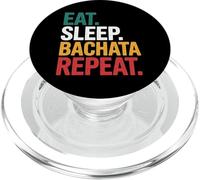 Eat Sleep Bachata Repeat Bachata Social Latin Party PopSockets PopGrip for MagSafe