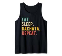Eat Sleep Bachata Repeat Dance Vintage Tank Top