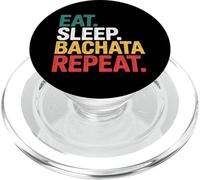 Eat Sleep Bachata Repeat Latin Social Dancing Dancer Party PopSockets PopGrip for MagSafe