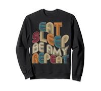 Eat Sleep Be Amy Repeat Funny Groovy Retro Amy Sweatshirt