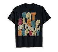 Eat Sleep Be Colin Repeat Funny Groovy Retro Colin T-Shirt