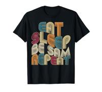 Eat Sleep Be Sam Repeat Funny Groovy Retro Sam T-Shirt