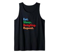 Eat Sleep Beagling Repeat for Beagle Dog Hunters and Lovers Tank Top