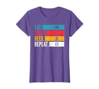 Eat Sleep Beer Repeat Funny Beer Statement T-Shirt