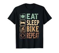 Eat Sleep Bike Repeat Bicycle T-Shirt