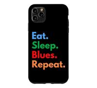 Eat Sleep Blues Repeat for Blues Music Lovers Case for iPhone 11 Pro Max