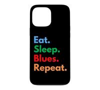 Eat Sleep Blues Repeat for Blues Music Lovers Case for iPhone 13 Pro Max
