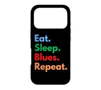 Eat Sleep Blues Repeat for Blues Music Lovers Case for iPhone 17 Pro