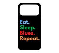 Eat Sleep Blues Repeat for Blues Music Lovers Case for iPhone 17 Pro Max