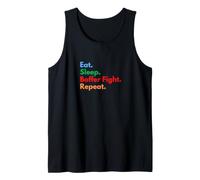 Eat Sleep Boffer Fight Repeat for Boffer Fighters and Lovers Tank Top