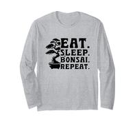 Eat Sleep Bonsai Repeat Penjing Penzai Bonsai Long Sleeve T-Shirt