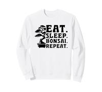 Eat Sleep Bonsai Repeat Penjing Penzai Bonsai Sweatshirt