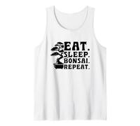 Eat Sleep Bonsai Repeat Penjing Penzai Bonsai Tank Top