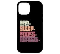 Eat Sleep Books Repeat Reader Bookworm Reading Lover Case for iPhone 12 mini