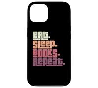 Eat Sleep Books Repeat Reader Bookworm Reading Lover Case for iPhone 13